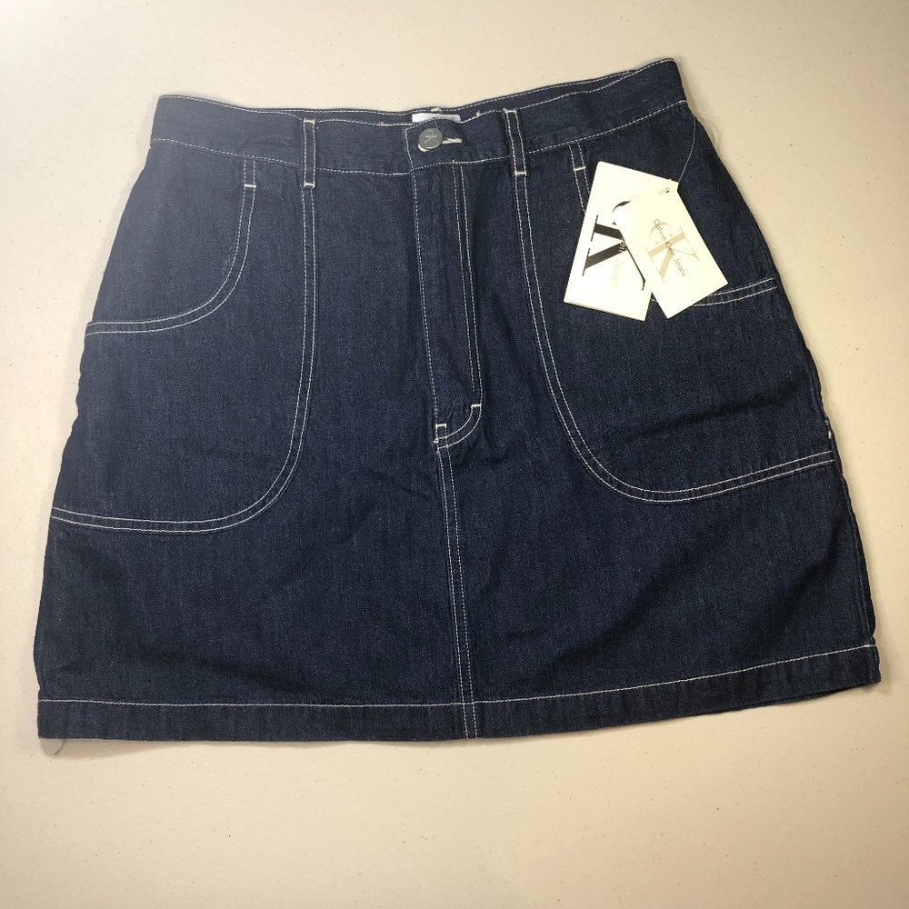 CALVIN KLEIN DEMIN MINI SKIRT